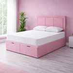 Load image into Gallery viewer, Pink Panama Divan Ottoman Bed
