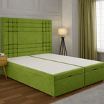 Load image into Gallery viewer, Green Seville Divan Ottoman Bed
