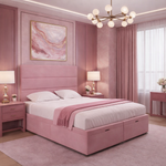 Load image into Gallery viewer, Pink Rio Divan Ottoman Bed
