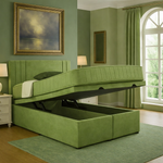Load image into Gallery viewer, Classic green Lima Divan Ottoman Bed
