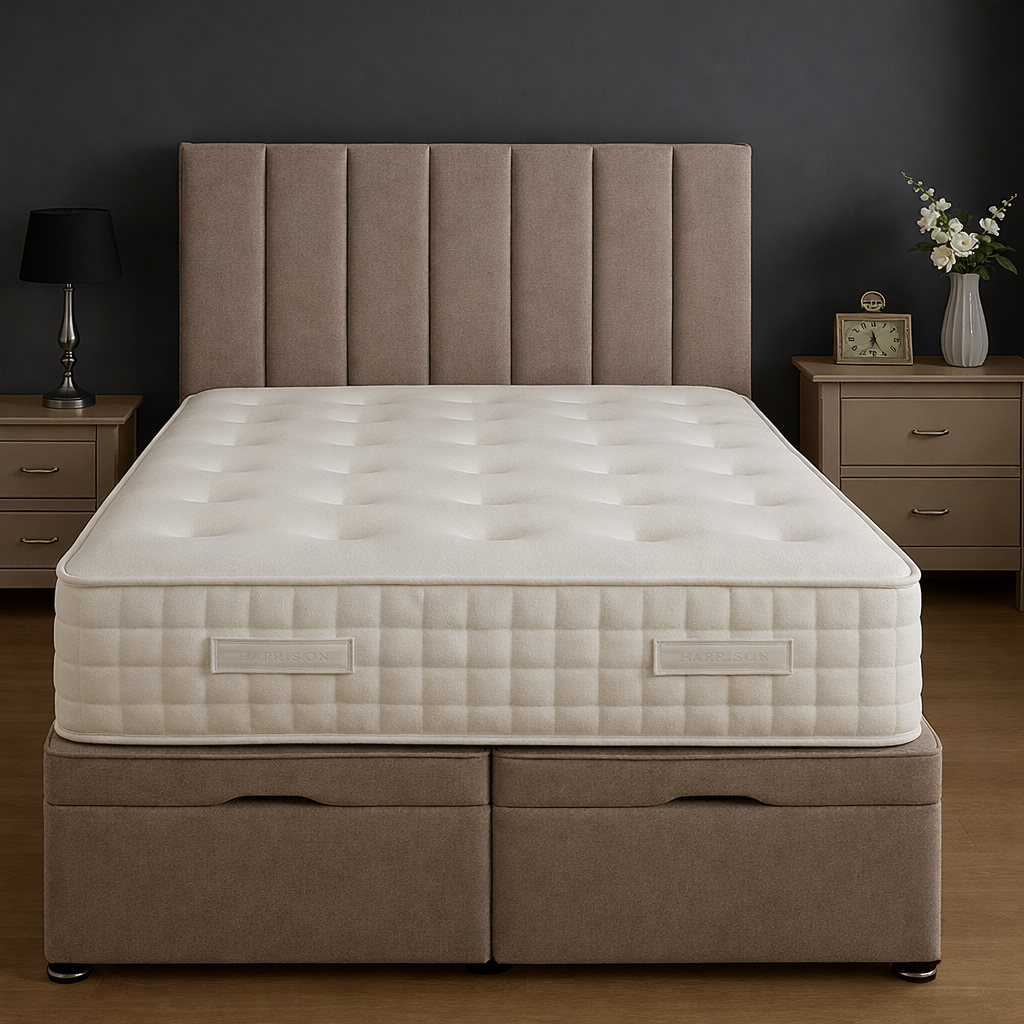 Mink Panel Divan Ottoman Bed
