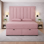 Load image into Gallery viewer, Pink Zara Divan Ottoman Bed
