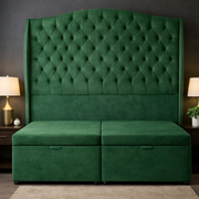 Venice Winged Divan Ottoman Bed