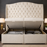 Load image into Gallery viewer, Venice Winged Divan Ottoman Bed
