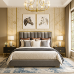 Load image into Gallery viewer, Alysia gold strip bed