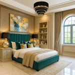 Load image into Gallery viewer, Alysia Silver Strip Bed