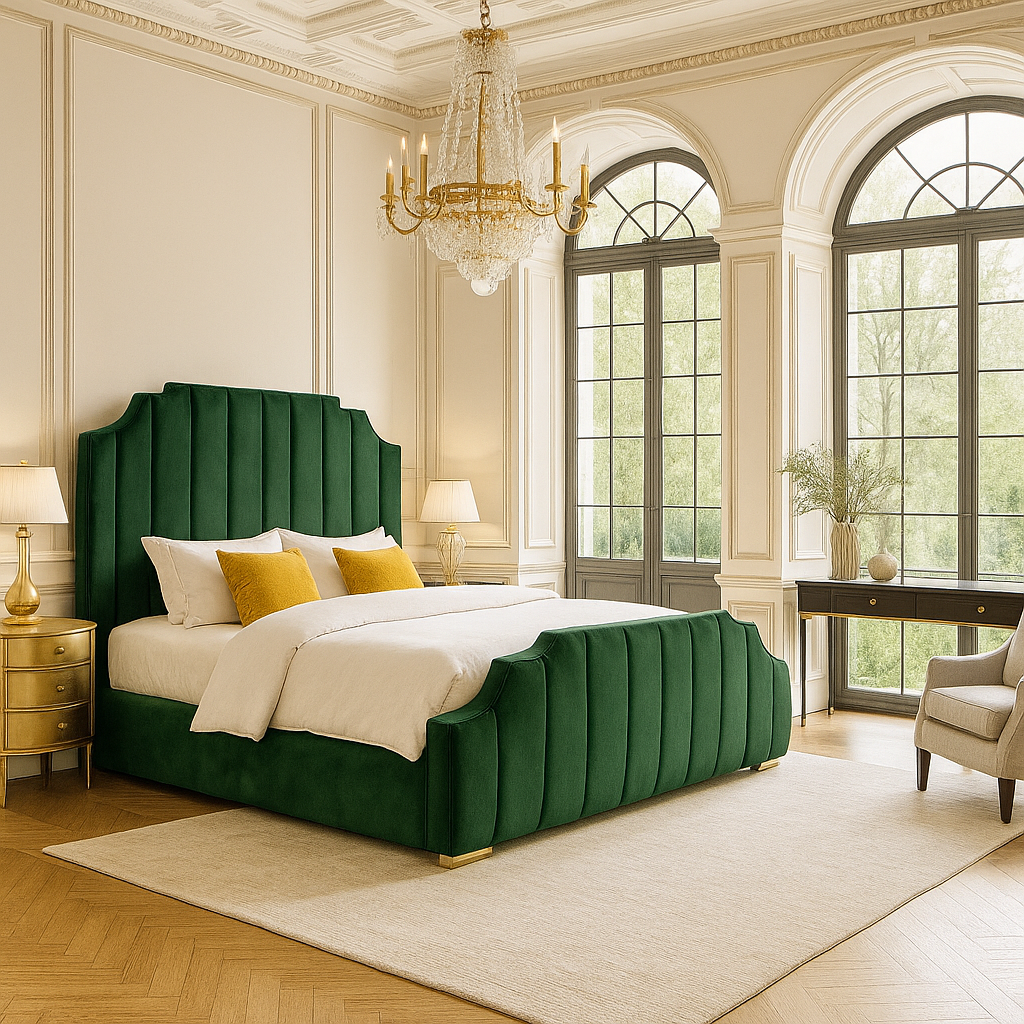 Green Art Decor Bed
