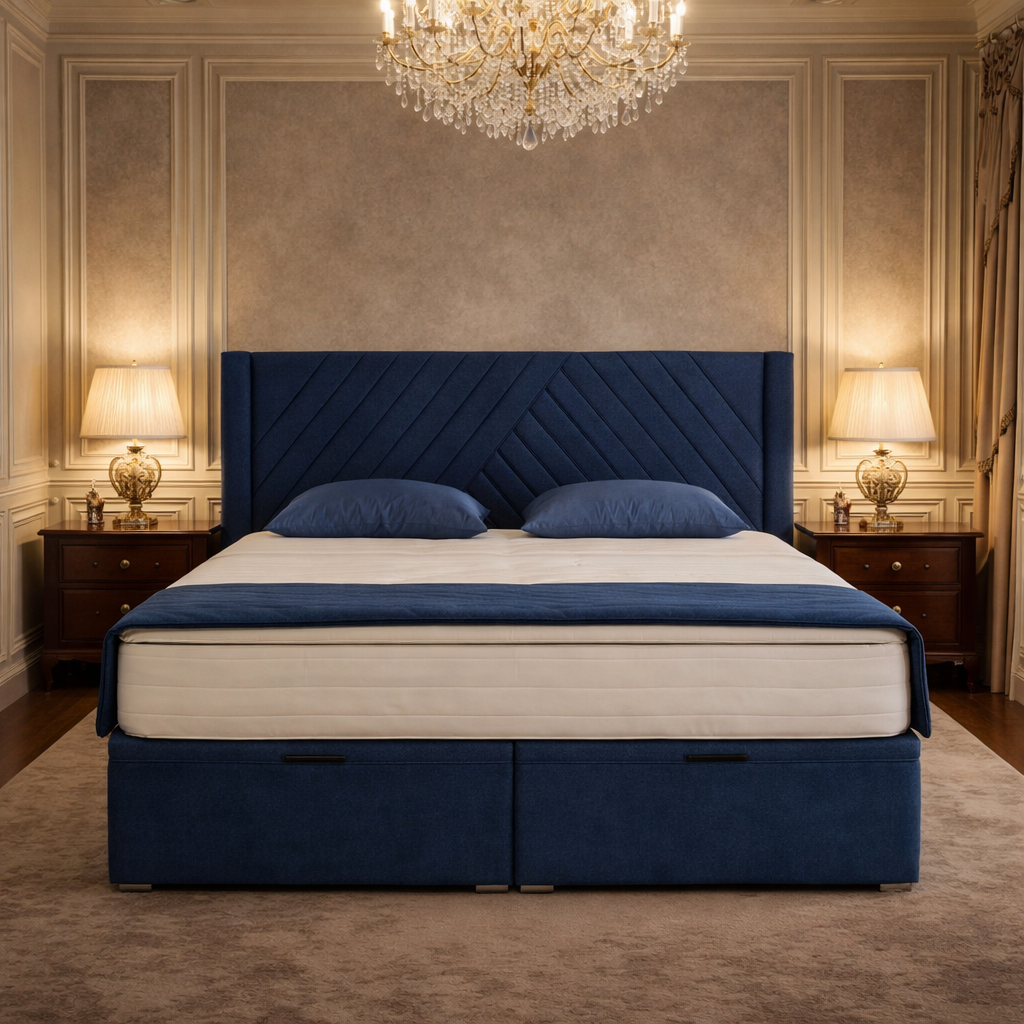 Belfast Winged Divan Ottoman Bed