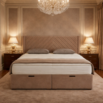Load image into Gallery viewer, Belfast Winged Divan Ottoman Bed