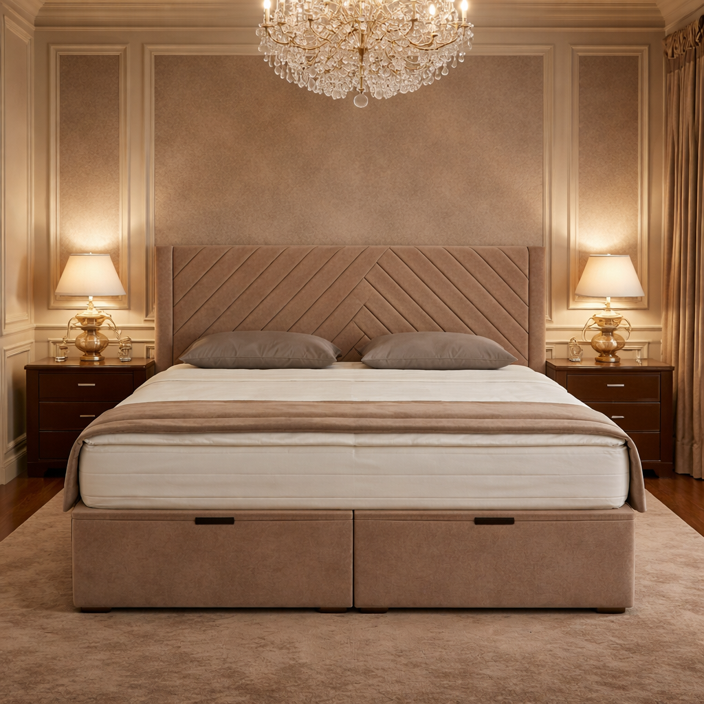 Belfast Winged Divan Ottoman Bed