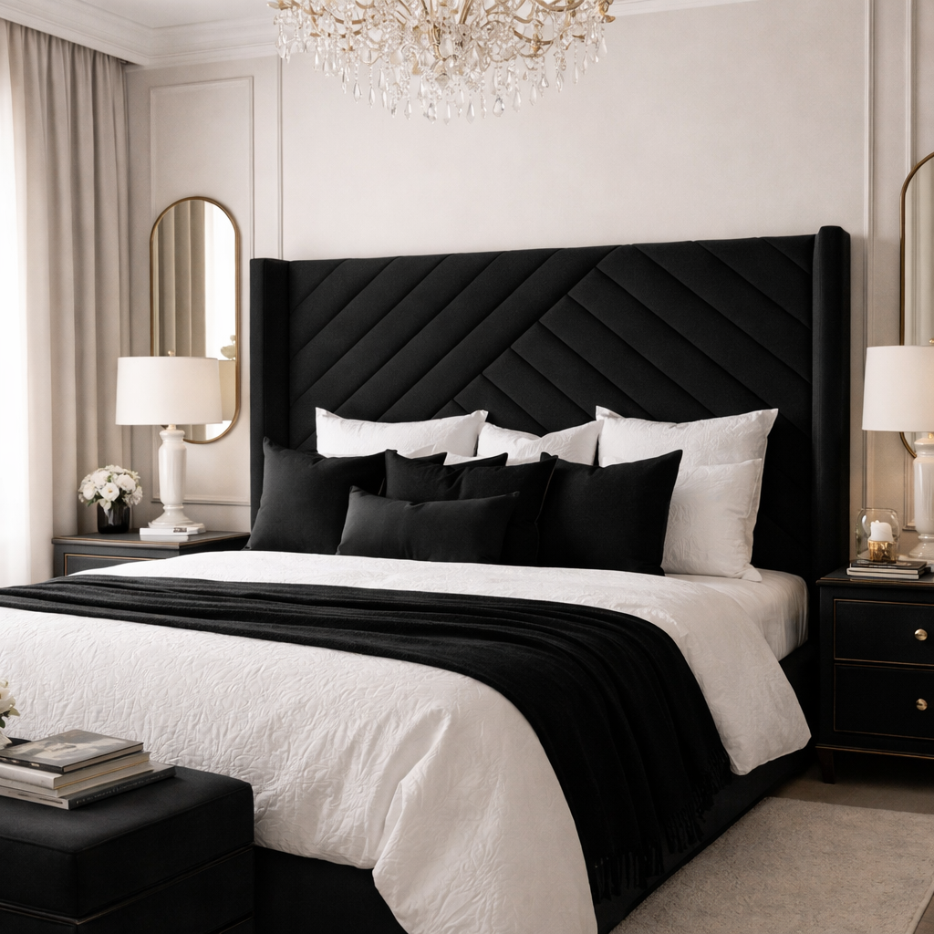 Belfast Winged Divan Ottoman Bed