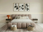 Load image into Gallery viewer, Bubble Bouclé Fabric Bed | Foot End Ottoman Bed