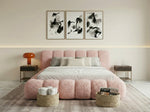 Load image into Gallery viewer, Bubble Bouclé Fabric Bed | Foot End Ottoman Bed