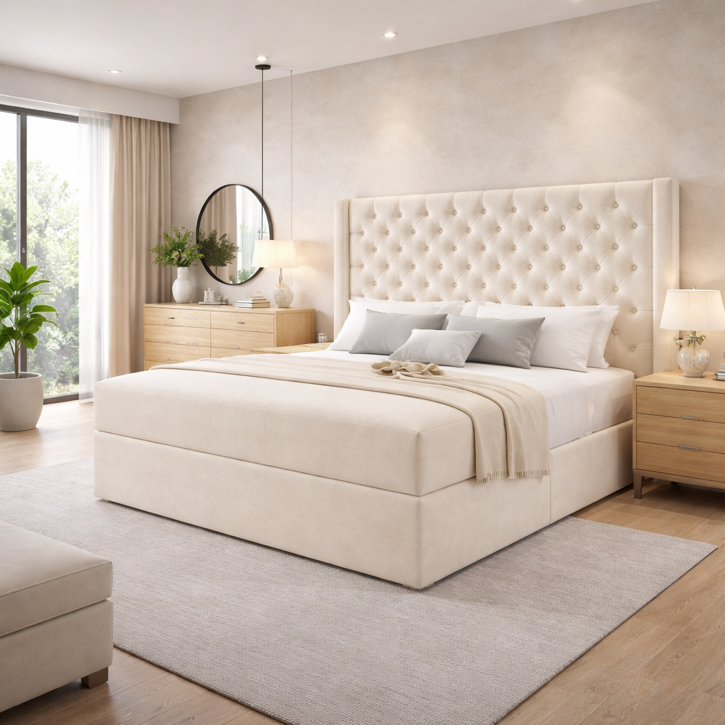 Chesterfield Winged Divan Bed