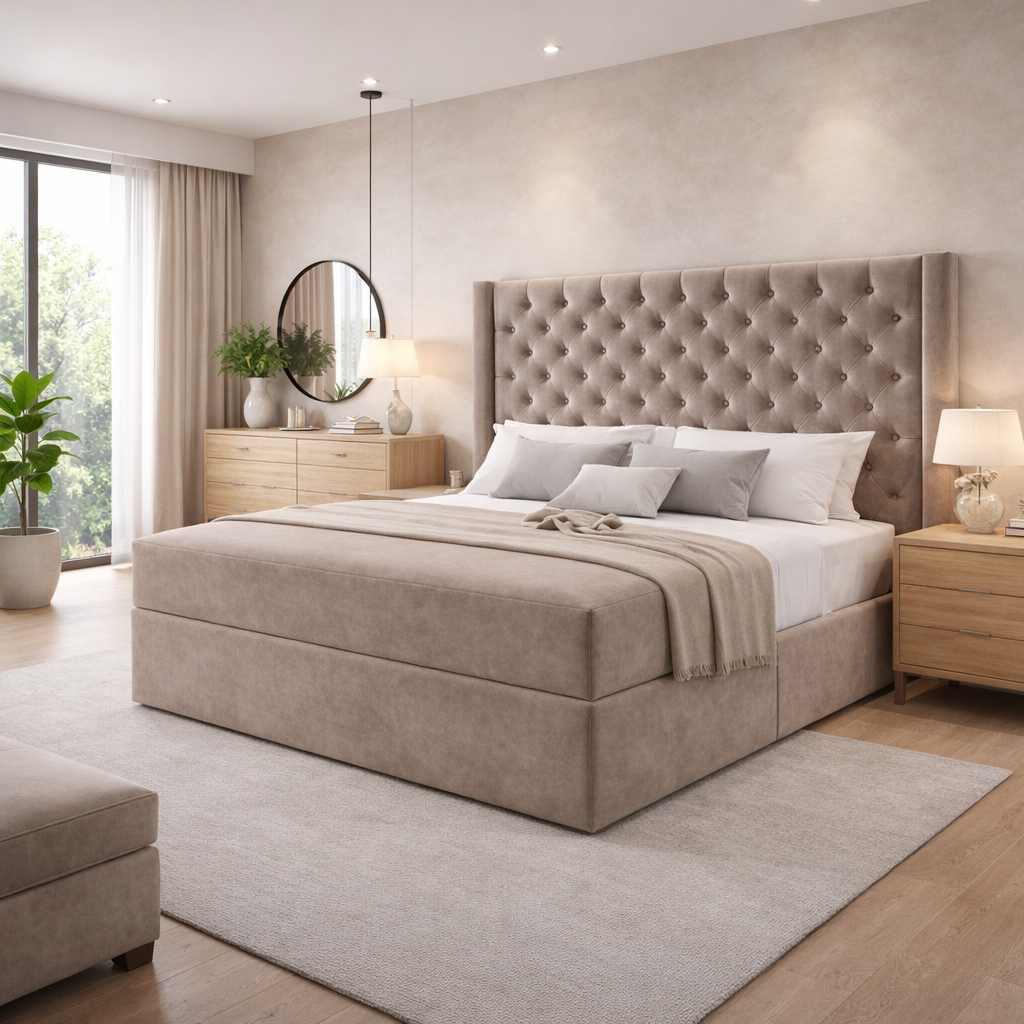 Chesterfield Winged Divan Bed