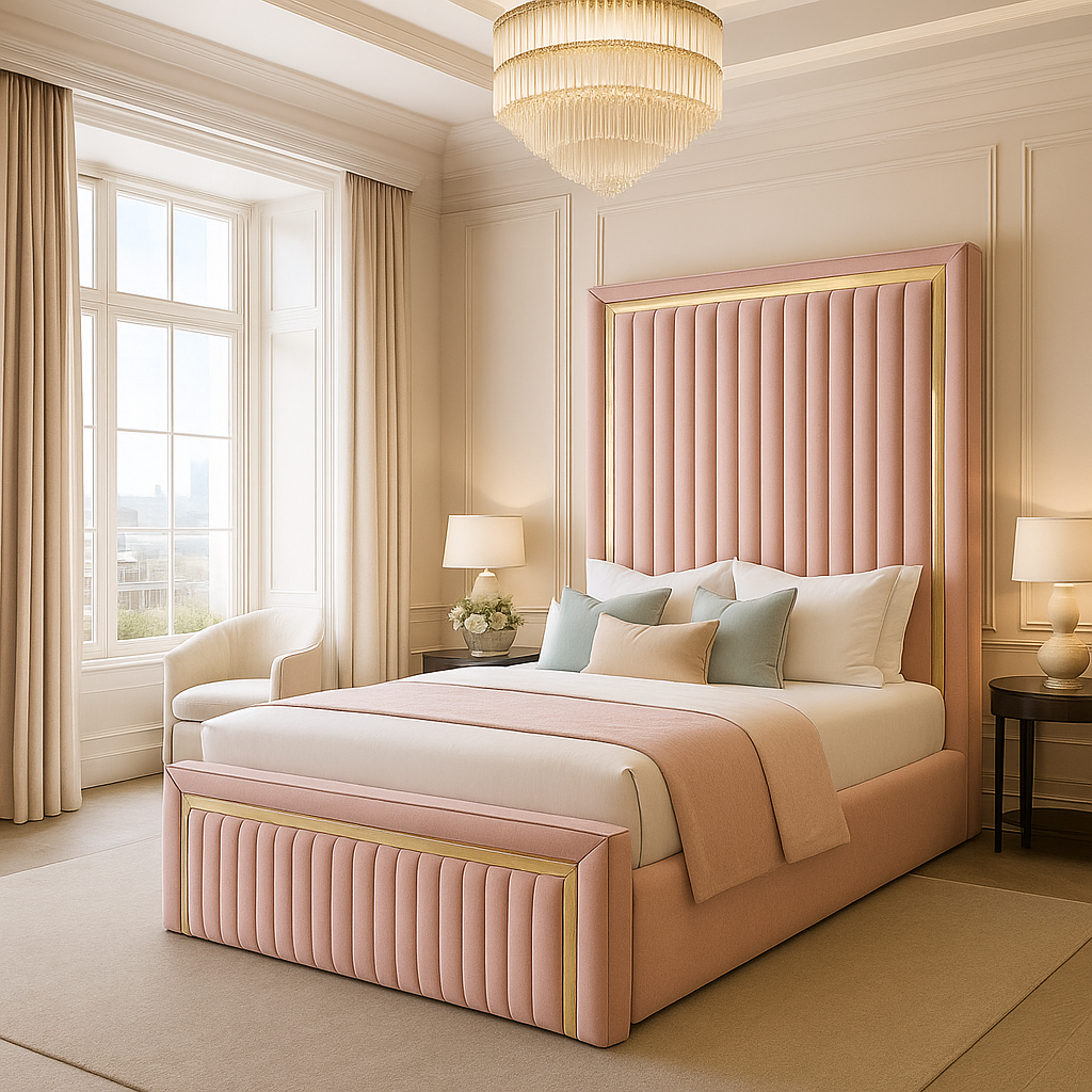 Gold Strip Bed