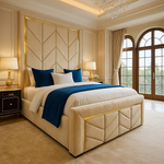 Load image into Gallery viewer, Gold Strip Tower Bed