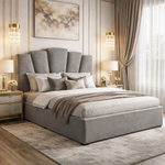 Load image into Gallery viewer, Grey John Art Deco modern divan bed
