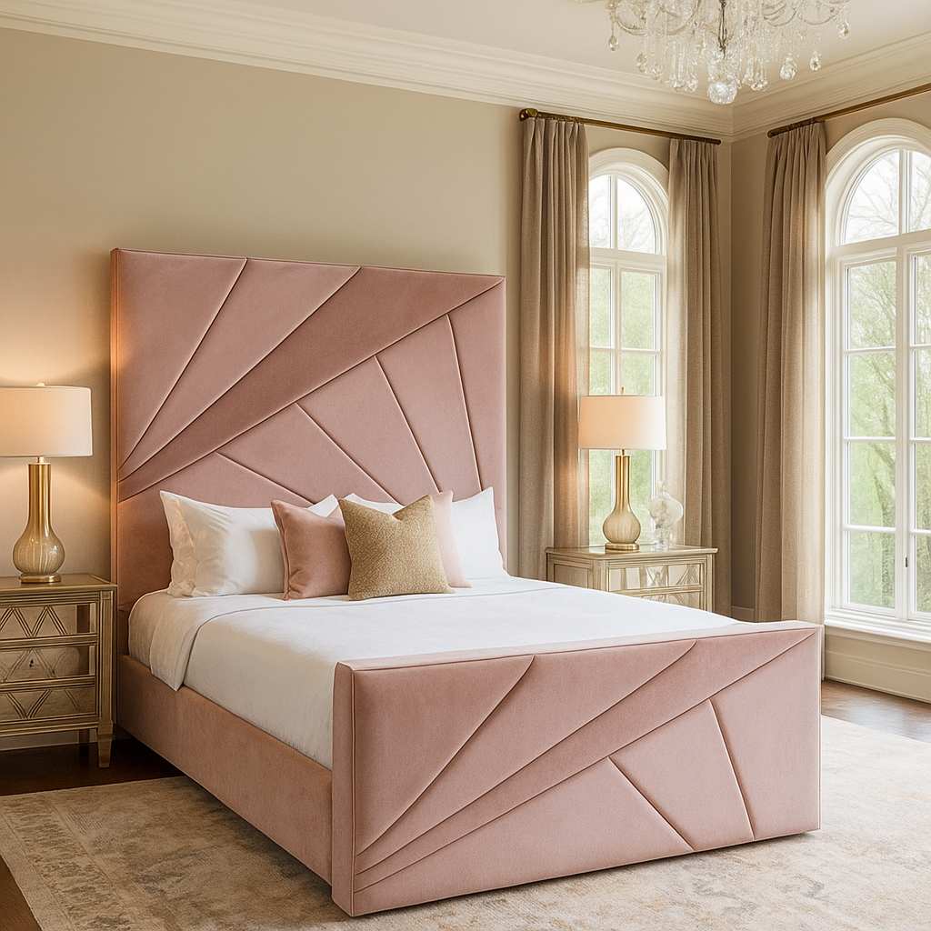 Pink Mosaic Bed
