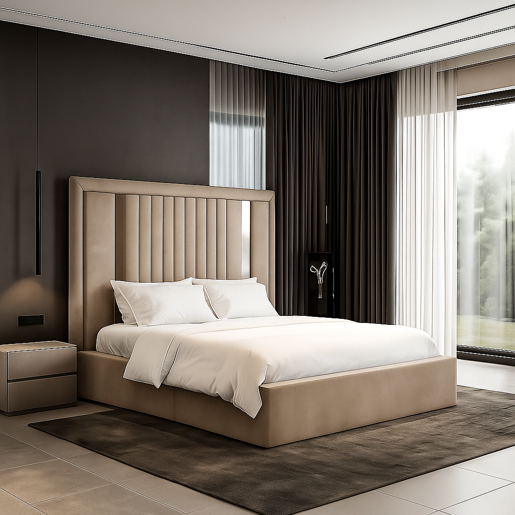 New Gold Strip Bed