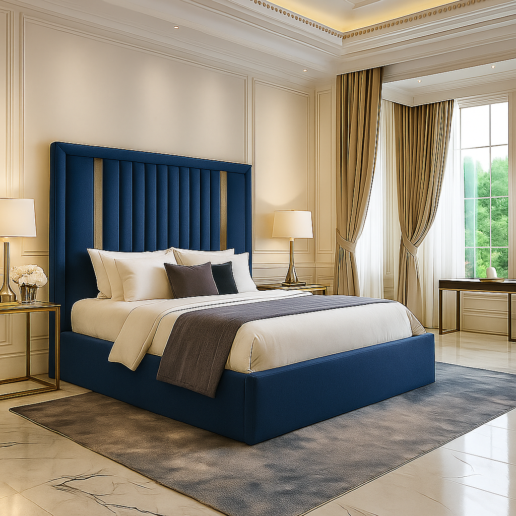New Gold Strip Bed