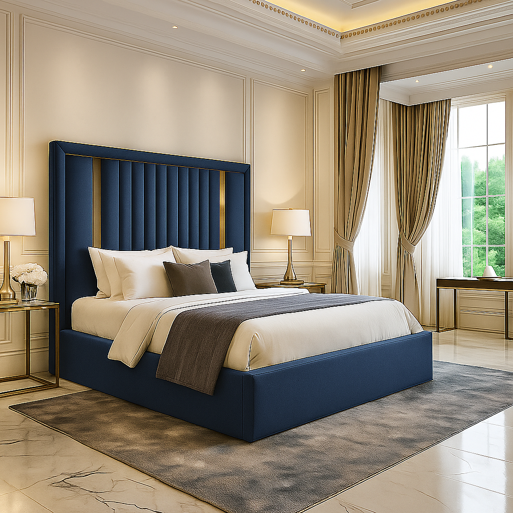 New Gold Strip Bed