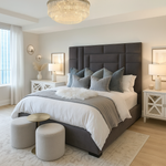 Load image into Gallery viewer, Oslo Upholstered Bed Frame