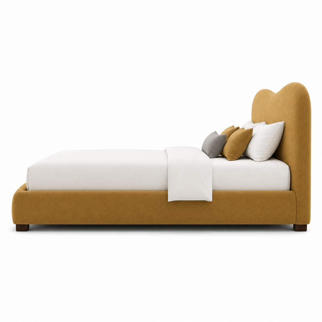 Oval Boucle bed