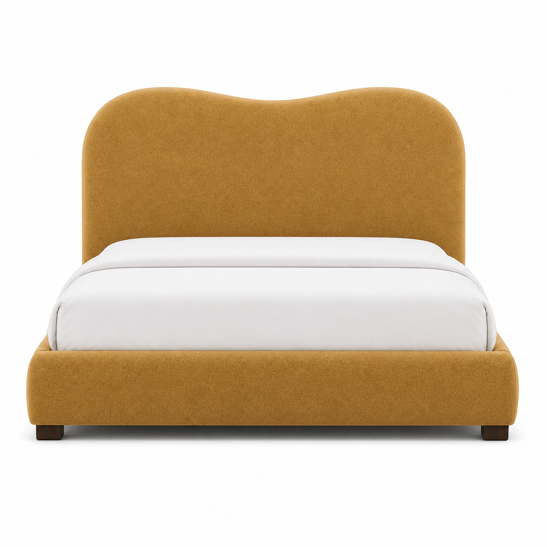 Oval Boucle bed