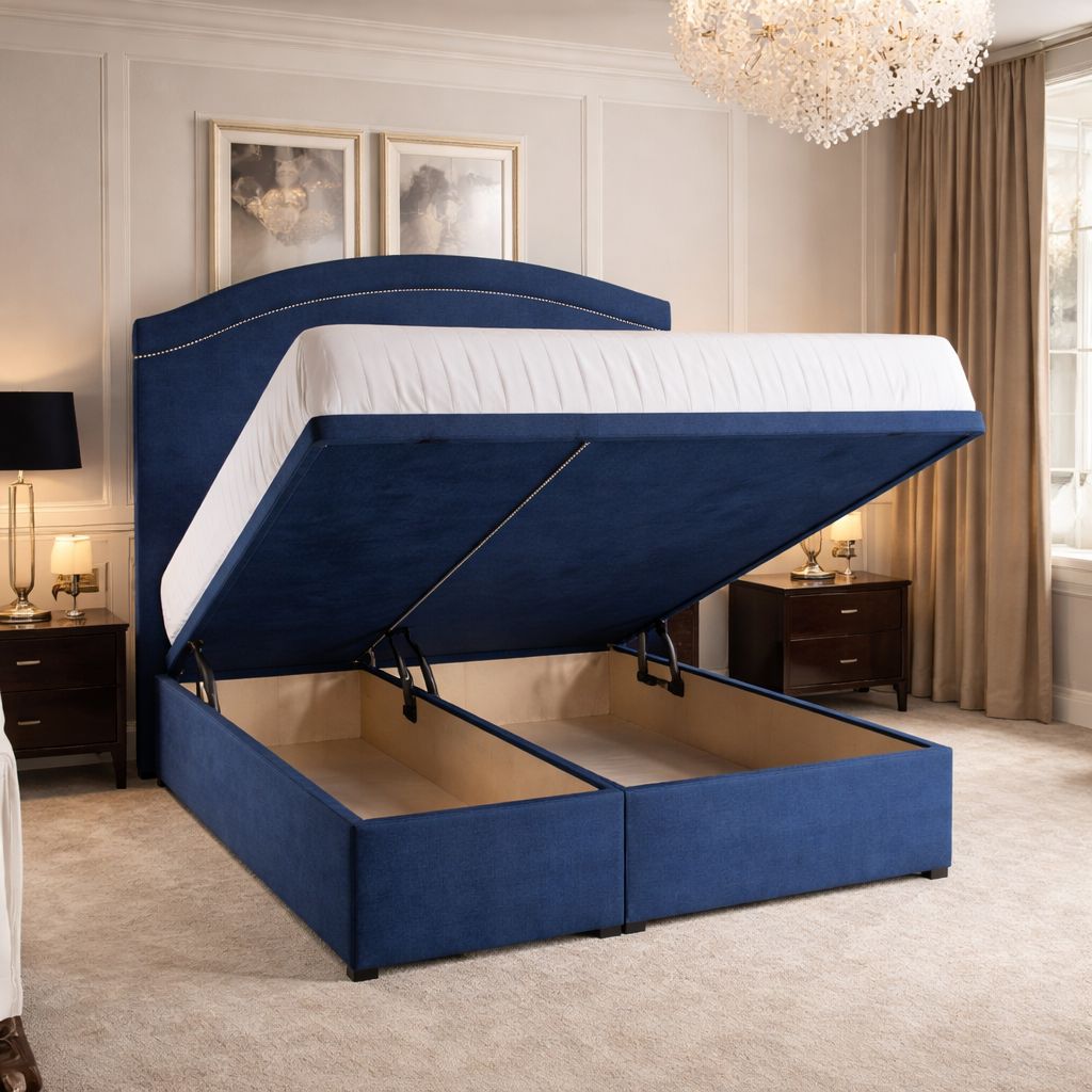 Oval Divan Ottoman Bed