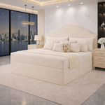 Load image into Gallery viewer, Off White Paisley stylish divan bed