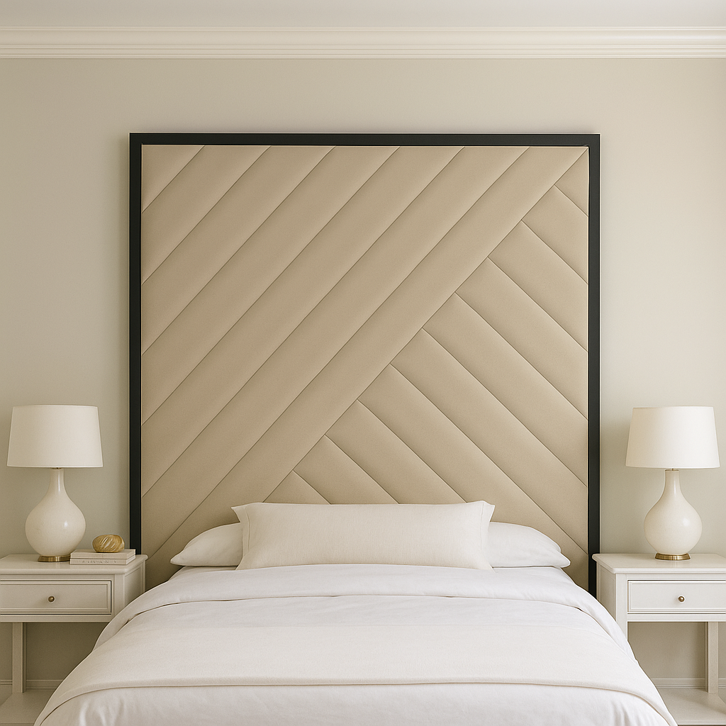 Sandra Headboard with contrast border