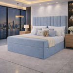 Load image into Gallery viewer, Blue Sapphire stylish divan bed