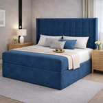 Load image into Gallery viewer, Sapphire Winged Divan Bed