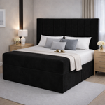 Load image into Gallery viewer, Sapphire Winged Divan Bed