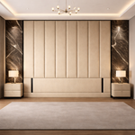 Load image into Gallery viewer, Serena Contrast piping Headboard