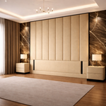 Load image into Gallery viewer, Serena Contrast piping Headboard