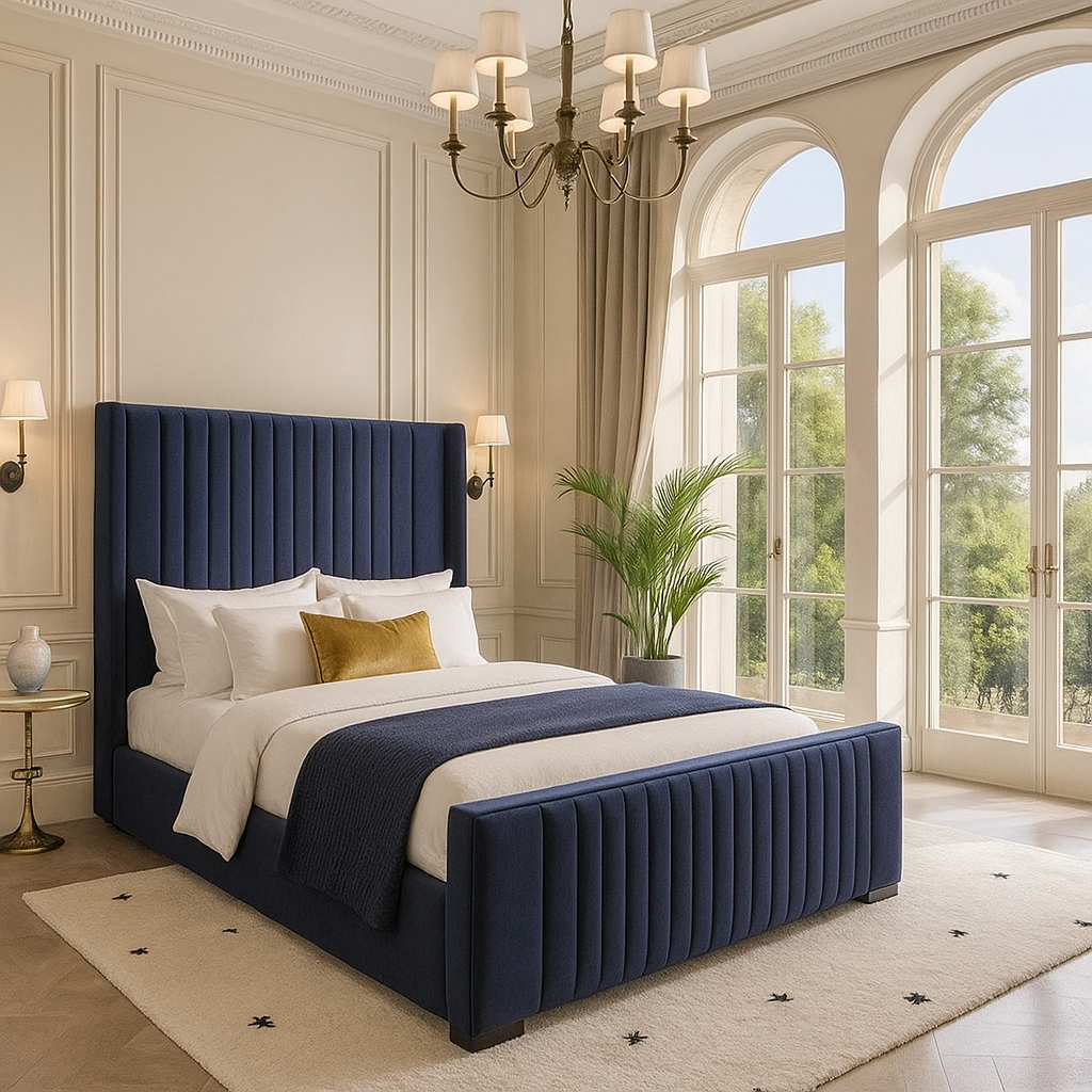 Siena Wingback  Modern Bed
