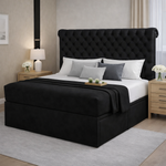 Load image into Gallery viewer, Sleigh Divan Bed