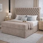 Load image into Gallery viewer, Sleigh Divan Bed