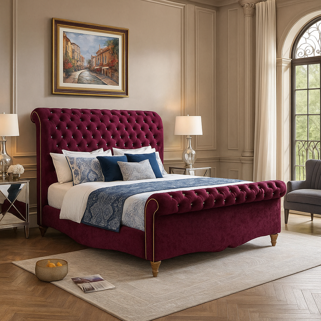 Luxurious Sleigh Bed
