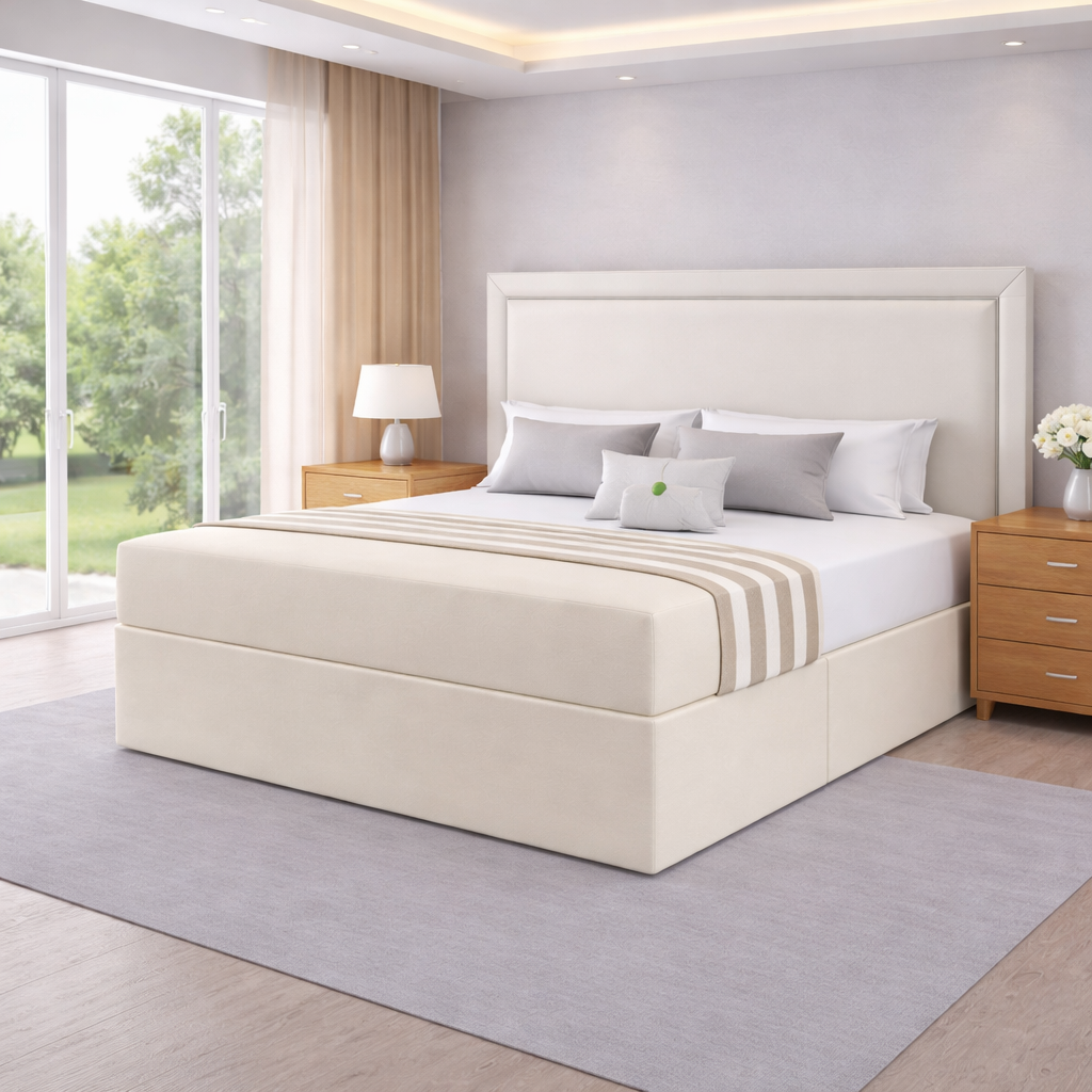 Cream Sofia Divan Bed
