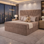 Load image into Gallery viewer, Brown Sunrise stylish divan bed