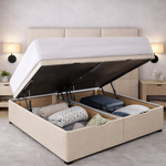 Load image into Gallery viewer, Three Panel Divan Ottoman Bed