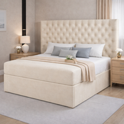 Cream Topaz Divan Bed
