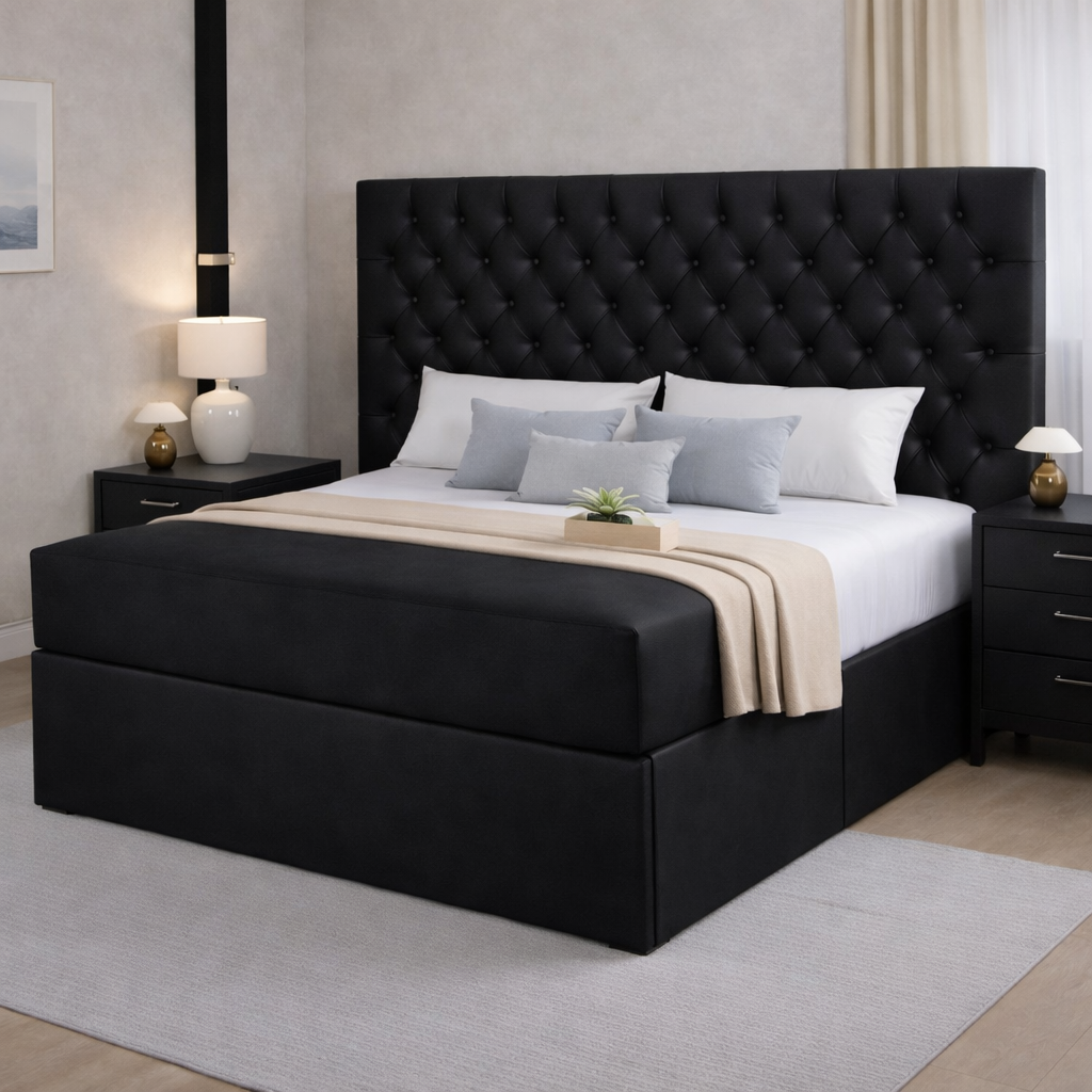 Black Topaz Divan Bed
