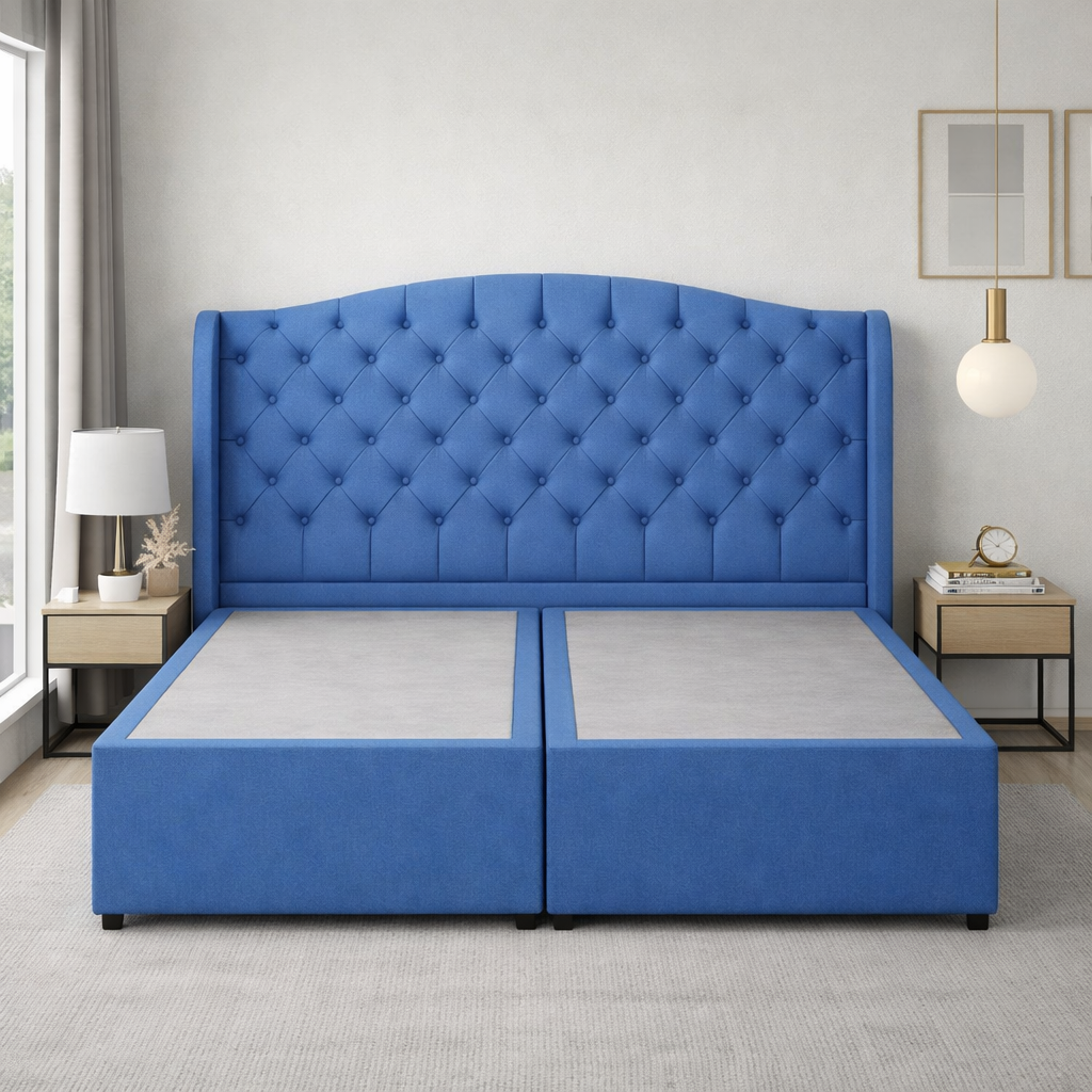 Blue Venice comfortable divan bed
