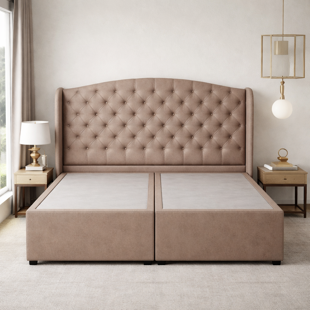 Brown Venice stylish divan bed