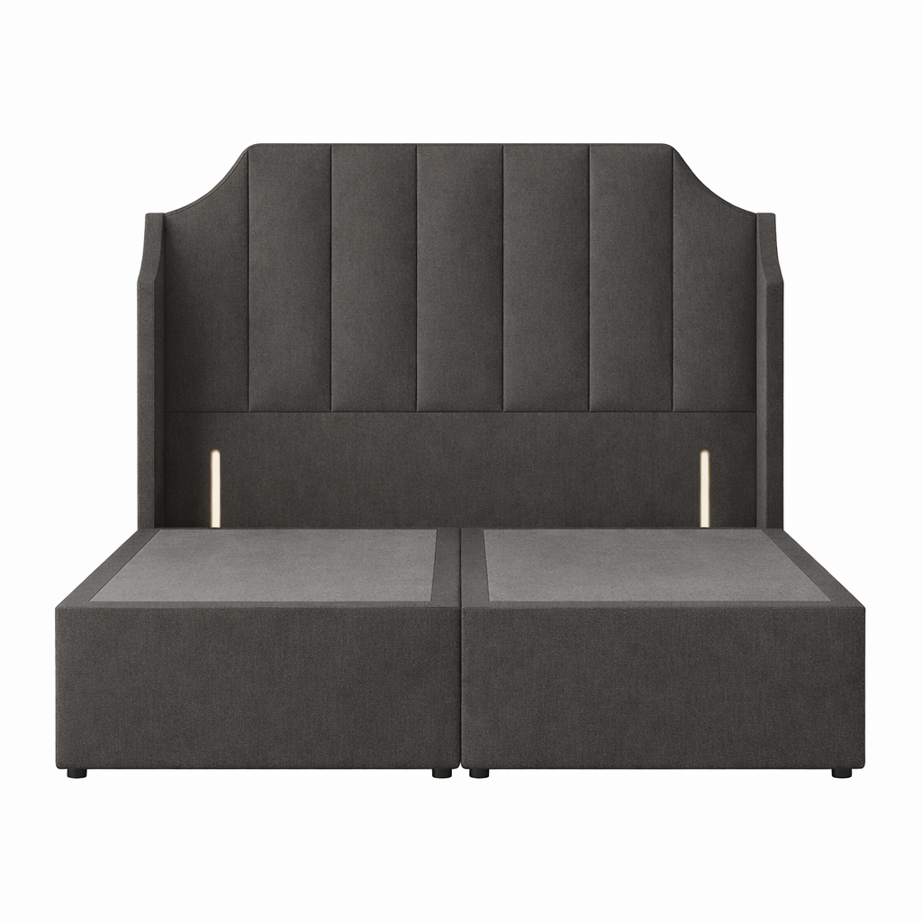 Winged art deco Divan bed