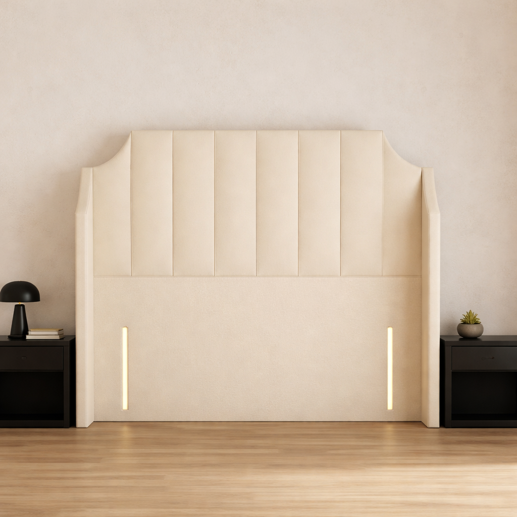 Winged Art Deco Headboard